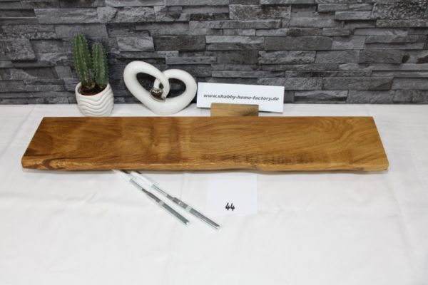 Wandboard Eiche massiv 66 cm Baumkantenbord