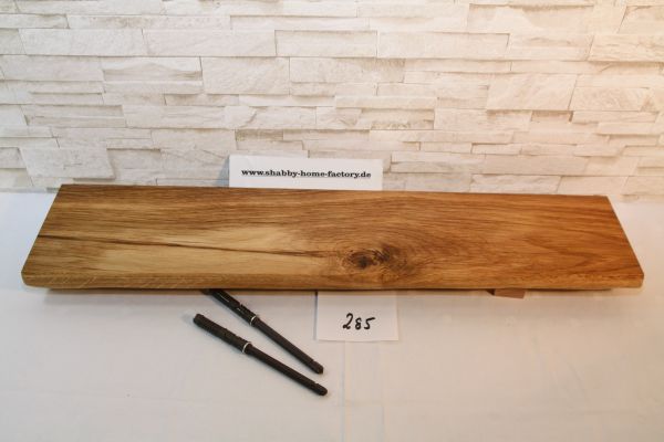 Bord Wandboard 68,5 cm Eiche Baumkante Wandbrett